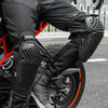 SULAITE Cycling Honeycomb Breathable Heat Dissipation Motorcycle Adjustable Protective Gear, Style: 4pcs /Set Knee Elbow Pads