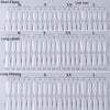 10pairs Of 100pcs/Box Frosted False Nails Artificial Tip, Shape: Medium Oval S