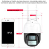 3MP AI Human Detection WiFi Security Camera 2K HD Colour Night Vision - US Plug