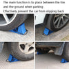 1 Pair FC10023 Car Route Tire Anti-Skid Block(Blue)