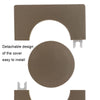 Square Air Conditioning Hole Decoration Cover Wall Hole Plug, Style: Split 5cm Silver