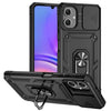 For Samsung Galaxy A06 4G Sliding Camshield Holder Phone Case(Black)