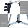 Live Broadcast Tripod 4-Section Folding Legs Aluminum Alloy Tripod Mount with U-Shape Three-Dimensional Tripod Head for DSLR & Digital Camera, Adjustable Height: 35-106cm