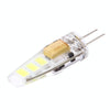 G4 2W 100LM Corn Light Bulb, 6 LED SMD 5730 Silicone, DC 12V(White Light)