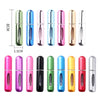 Portable Mini Aluminum Refillable Perfume Bottle Spray Empty Cosmetic Containers Atomizer, Capacity:5ml(Black)