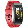 K20 1.14 inch Silicone Band Earphone Detachable Life Waterproof Smart Watch Support Bluetooth Call(Black Red)
