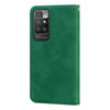 For Xiaomi Redmi 10 Frosted Business Magnetic Horizontal Flip PU Leather Case with Holder & Card Slot & Lanyard(Green)