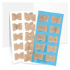 10 PCS Glue-free Orthopedic Nail Stick Toe Nail Groove Inlay Corrector(White Bottom)