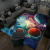 3D Visual Cartoon Cosmic Planet Living Room Carpet, Size: 40x60cm(Cosmic Planet 2)