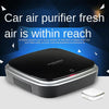 XJ-005 Car Solar Energy Negative Ion Smart USB Air Purifier (Black)