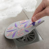 Kitchen Bathroom Anti Clogging Sink Floor Drain Cover Sewer Floor Drain Deodorizer(Plum Blossom)