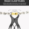 3 PCS Bicycle Mini Chain Fast Release Magic Buckle Pliers Two-Way Bayonet Disassembly Pliers(Black)