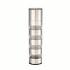 COOL CAMP CF-601 Outdoor Portable Barbecue Picnic Seasoning Bottle Set with Grinder,(Silver)