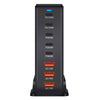 440W GaN USB Power Adapter Travel Charger with 3 x USB, 5 x PD Port, Plug:EU Plug(Black)