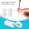 With Hole Toe Set High Heels Anti-Wear Anti-Pain Toe Protective Cover, Size: L(Blue)