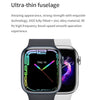 Watch 8 Max 1.85 inch Wireless Charging Bluetooth Call NFC Smartwatch(Grey)