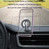 Metal Magsafe Magnetic Mobile Phone Folding Holder(Pearl Black)