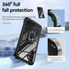 For Samsung Galaxy A26 5G TPU + PC Lens Protection Phone Case with Ring Holder(Black)