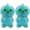 2 PCS TTPU1252 Color-Printed Smiley Face Doll Slow Rebound Decompression Toy(Blue)