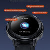 LEMFO C25 1.43 inch HD Round Screen Outdoor Smart Watch Supports Blood Oxygen Detection/Sedentary Reminder(Black Orange)