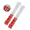 2 Pairs Outdoor Round Rope Basketball Net, Colour: 3.0mm Polyester(White Red)