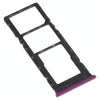 For infinix Hot 9 Play X680 C680B X680C SIM Card Tray + SIM Card Tray + Micro SD Card Tray (Purple)