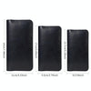 PU Flip Double Phone Card Slot Case, Size:19 x 11cm(Blue)