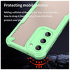 For Samsung Galaxy S23 5G Armor Glaze PC Hybrid TPU Phone Case(Green)