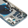 iPhone 12 Pro Max Blue Back Cover Assembly with Wireless Charging