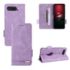 For Asus ROG Phone 5 Magnetic Clasp Leather Phone Case(Purple)