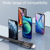 ROMOSS PD 20W Type-C to 8 Pin Braided Wear-Resistant Charging Data Cable, Length: 1.8m(Black)
