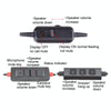 VT200D Double Ears Telephone Headset Operator Headset With Mic,Spec: Crystal Head