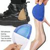 1pair Sneakers Martin Boots Anti-Abrasion Heel Stickers Heel Invisible Self-Adhesive Shoe Stickers, Color: Khaki Thick