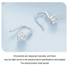 S925 Sterling Silver Star Zircon Female Earrings(BSE1028)