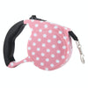 Pink Retractable Dog & Cat Lead 5m (Up to 15kg)