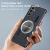 For Samsung Galaxy S25 5G All-inclusive Lens Frameless Graphene Cooling Phone Case(Navy Blue)