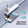 DUZZONA A7 2.4A USB to 8 Pin Charging Data Cable, Length:1m