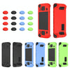 For Steam Deck Game Controller Soft Silicone Protective Cover Case With 4pcs Key Cap(Luminous Green)
