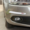 2 Pairs Universal Car Body Rear Bumper Protector Trim Cover Protective Strip Car Body Protective Strip Car Accessories Protective Stickers Car Protective Kit Car Body 4 Angle Protective Cover(White)