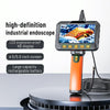 T27 5 inch IPS Color Screen 7.9mm Dual Camera Handheld Hard Cable HD Industrial Endoscope, Length:5m(Orange Black)