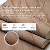 3D Striped Texture Wallpaper Non-woven Deerskin Velvet Marble Thickened Wallpaper, Size:53x950cm(Beige Yellow)