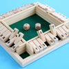 Four-Sided Digital Flop Game Party Interaction Children Educational Leisure Board Game Adult Decompression Wooden Toys, Colour: Green