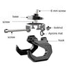 Motorcycle Electric Bike Item Movable Double Hooks Aluminum Helmet Hanger Modification Accessories(Red)