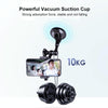 27cm Single Suction Cup Articulating Friction Magic Arm Phone Clamp Mount (Black)