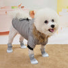 Warm Fleece Dog Coat with Hood, Grey, Large (3-4kg), Chihuahua/Small Breeds
