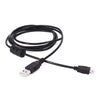 5 PCS 1.5m Mini 8 Pin USB to USB 2.0 Data Charging Cable for Nikon D5100 / D610(Black)