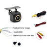 Car Universal HD Night Vision Rear View Reversing Three-Control Fisheye Camera, Style: AHD720P Plug-in
