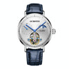 OCHSTIN 6121B Masterpiece Tourbillon Mechanical Men Watch(Silver-Blue)