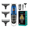 VGR V-981 5W USB LED Digital Display Electroplating Hair Clipper(Blue)
