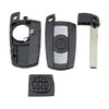 Car Key KR55WK49127 433.92Mhz for BMW CAS3 3-button(Black)
